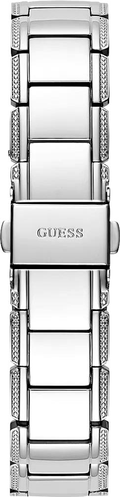 Guess Lily Quartz Silver Dial Silver Steel Strap Watch For Women - GW0528L1
