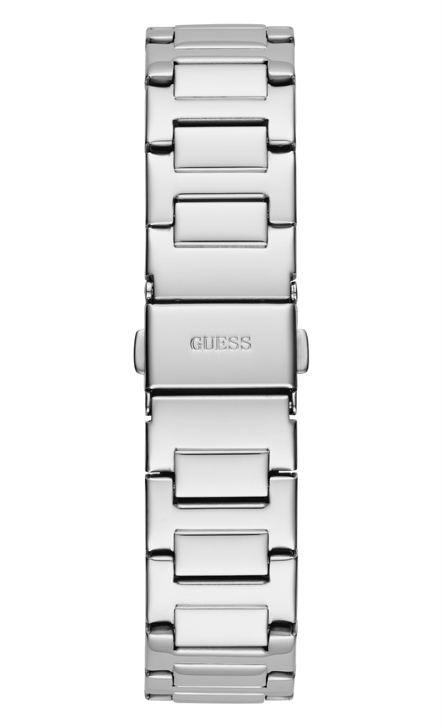 Guess Duchess Quartz Silver Dial Silver Steel Strap Watch For Women - GW0558L1