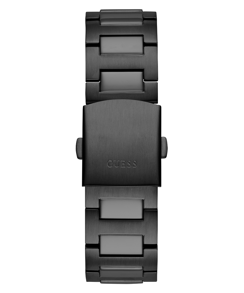 Guess Duke Glitz Crystals Black Dial Black Steel Strap Watch For Men - GW0576G3