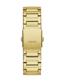Guess Duke Glitz Crystals Gold Dial Gold Steel Strap Watch For Men - GW0576G2