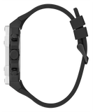 Guess Formula Chronograph Black Dial Black Silicone Strap Watch For Men - GW0579G1