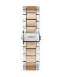 Guess Sunray Multifunction Crystals Silver Dial Two Tone Steel Strap Watch For Women - GW0616L3