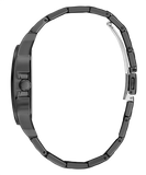 Guess Integrity Analog Black Dial Black Steel Strap Watch for Men - GW0631G2