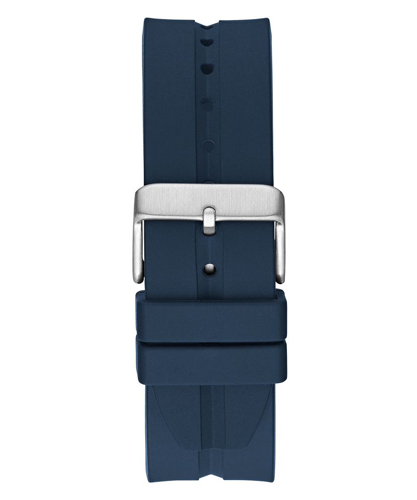 Guess Leo Chronograph Navy Blue Dial Blue Silicone Strap Watch For Men - GW0637G1