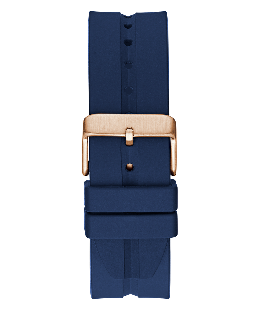 Guess Leo Chronograph Blue Dial Blue Silicone Strap Watch For Men - GW0637G3