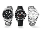 Gucci Dive Quartz Black Dial Black Rubber Strap Watch For Men - YA136303