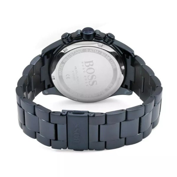 Hugo Boss Onyx Black Dial Black Steel Strap Watch for Men - 1513365