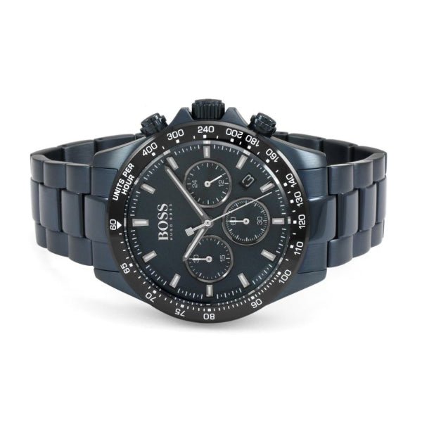Hugo Boss Hero Sport Lux Blue Dial Blue Steel Strap Watch for Men - 1513758