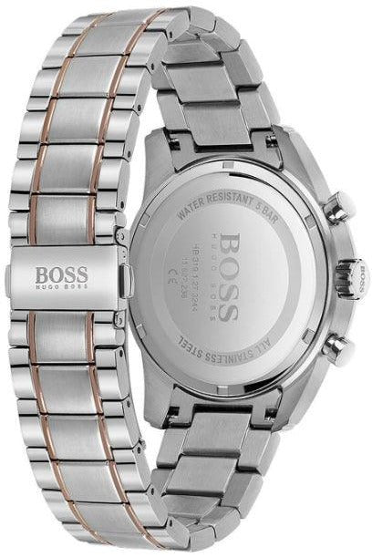 Hugo Boss Skymaster Grey Dial Two Tone Steel Strap Watch for Men - 1513789