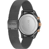 Hugo Boss Associate Grey Dial Grey Mesh Bracelet Watch for Men - 1513870