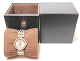 Michael Kors Darci Rose Gold Dial Two Tone Steel Strap Watch for Women - MK4327