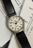 IWC Pilot's Watch Mark XVIII White Dial Black Leather Strap Watch for Men - IW327002