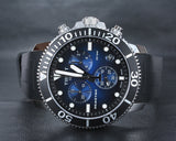 Tissot Seastar 1000 Chronograph Blue Dial Black Rubber Strap Watch For Men - T120.417.17.041.00