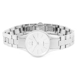 Calvin Klein Simplicity White Dial Silver Steel Strap Watch for Women - K4323185