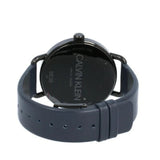 Calvin Klein Even Blue Dial Blue Leather Strap Watch for Men - K7B214VN
