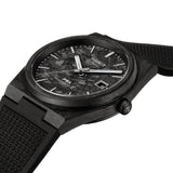 Tissot PRX Powermatic 80 Carbon Black Dial Black Rubber Strap Watch for Men - T137.907.97.201.00