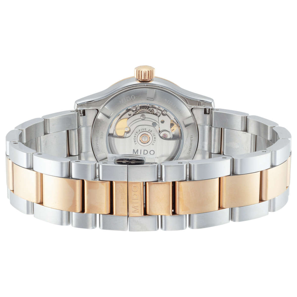 Mido Multifort Automatic Silver Dial Two Tone Steel Strap Watch For Men - M005.430.22.031.80