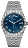 Tudor Royal Automatic Blue Dial Silver Steel Strap Watch for Men - M28600-0005