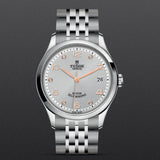 Tudor 1926 Automatic Diamonds Silver Dial Silver Steel Strap Watch for Men - M91650-0003