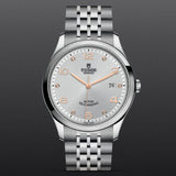 Tudor 1926 Automatic Diamonds Silver Dial Silver Steel Strap Watch for Men - M91650-0003