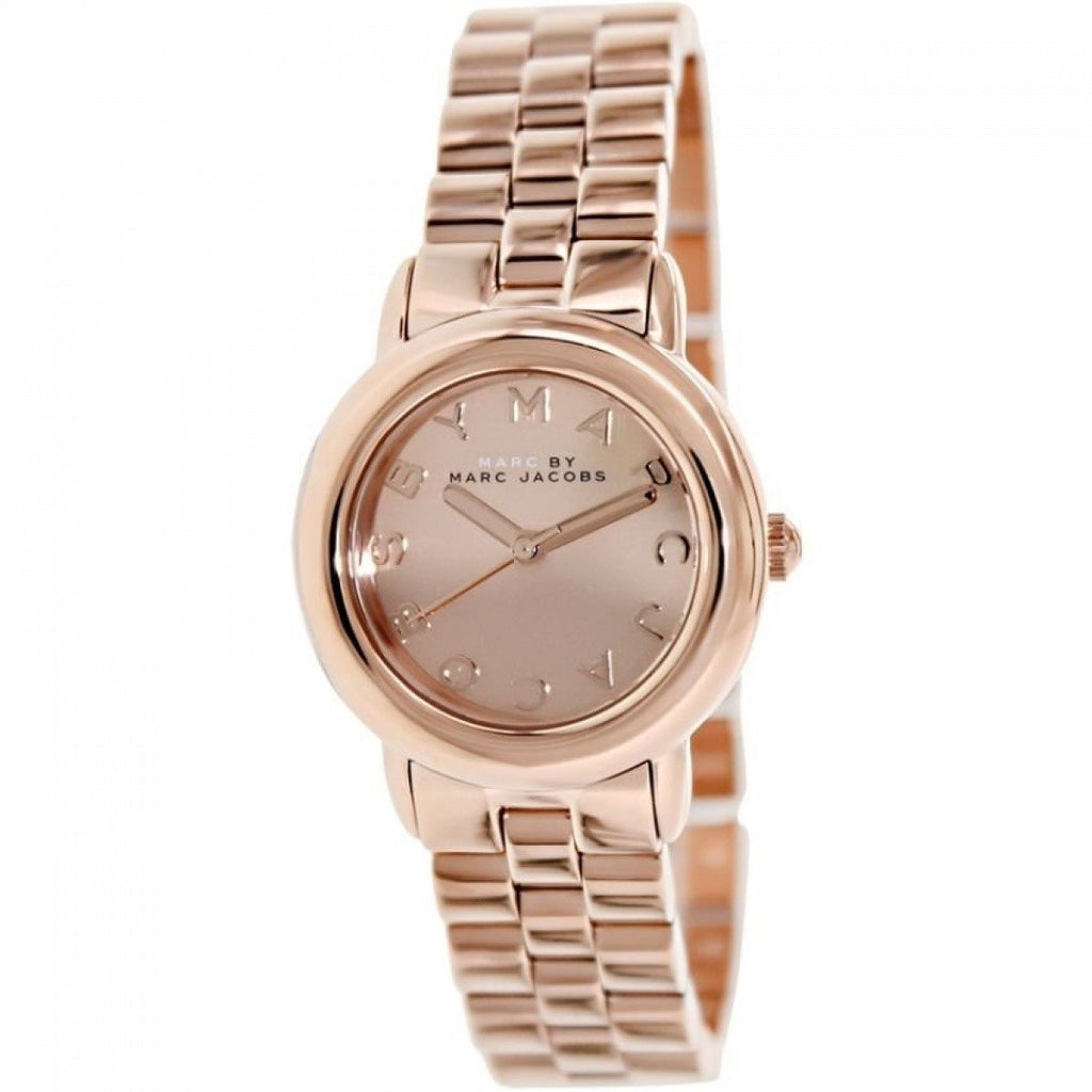 Marc Jacobs Marci Rose Gold Dial Rose Gold Steel Strap Watch for Women - MBM3175