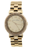 Marc Jacobs Marci Gold Dial Gold Steel Strap Watch for Women - MBM3191