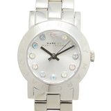 Marc Jacobs Amy White Dial Silver Steel Strap Watch for Women - MBM3217