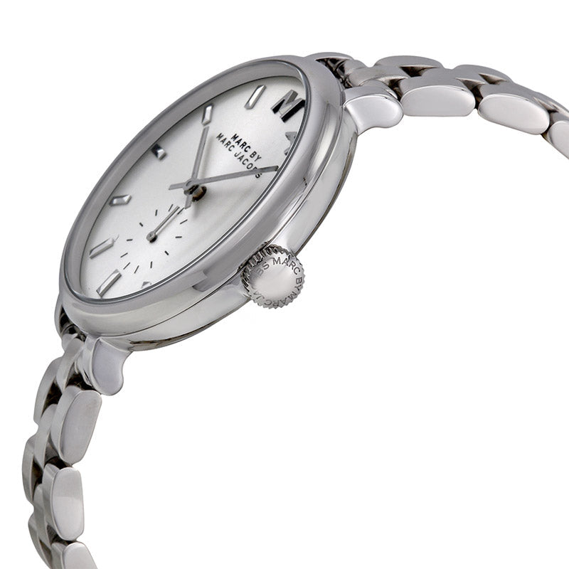 Marc Jacobs Sally Silver Dial Silver Steel Strap Watch for Women - MBM3362