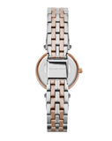 Michael Kors Darci Silver Dial Two Tone Steel Strap Watch for Women - MK3298
