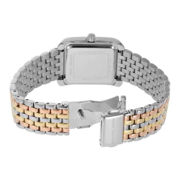 Michael Kors Emery Three-Hand White Dial Two Tone Steel Strap Watch for Women - MK4744