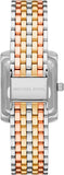 Michael Kors Emery Three-Hand White Dial Two Tone Steel Strap Watch for Women - MK4744
