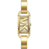 Michael Kors Empire Analog Gold Dial Gold Steel Strap Watch for Women - MK4840