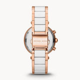 Michael Kors Parker White Dial Two Tone Steel Strap Watch for Women - MK5774