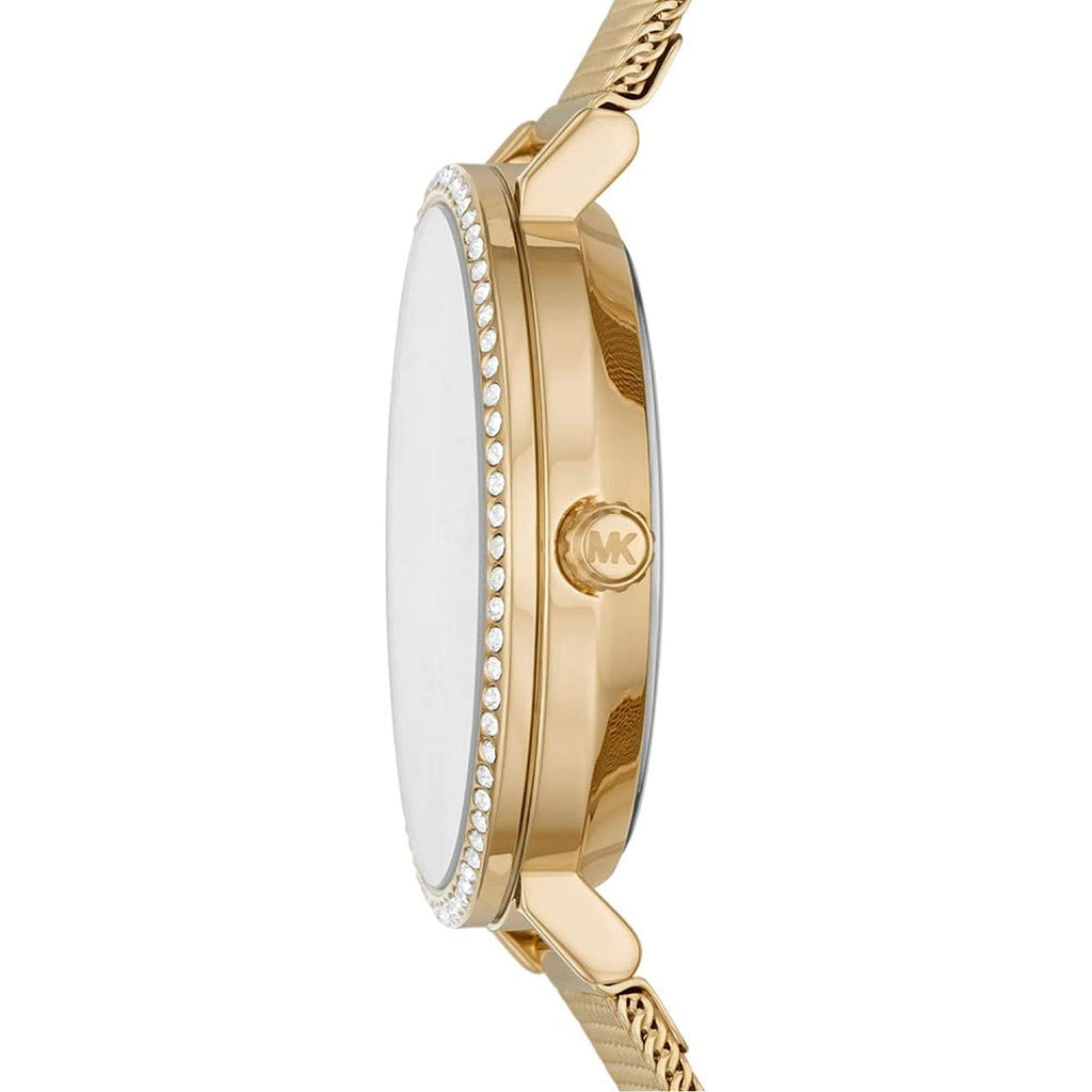 Michael Kors Darci Quartz Gold Dial Gold Mesh Strap Watch for Women - MK7121