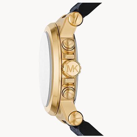 Michael Kors Dylan Chronograph Blue Dial Blue Rubber Strap Watch For Men - MK8936