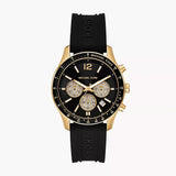 Michael Kors Berkley Chronograph Black Dial Black Rubber Strap  Watch for Men - MKO1038