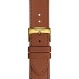 Tissot T Classic Everytime White Dial Brown Leather Strap Watch For Men - T109.410.36.031.00