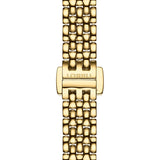 Tissot T-Lady Lovely Mother of Pearl Dial Gold Steel Strap Watch For Women - T058.009.63.116.00