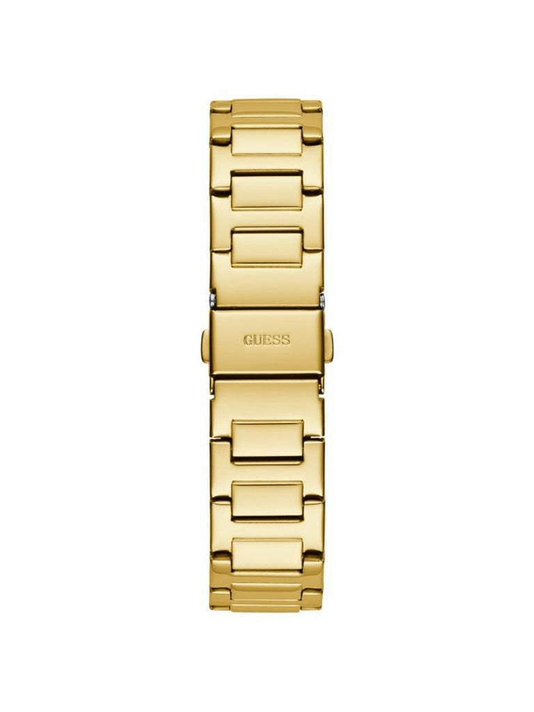 Guess Duchess Quartz Gold Dial Gold Steel Strap Watch For Women - GW0558L2