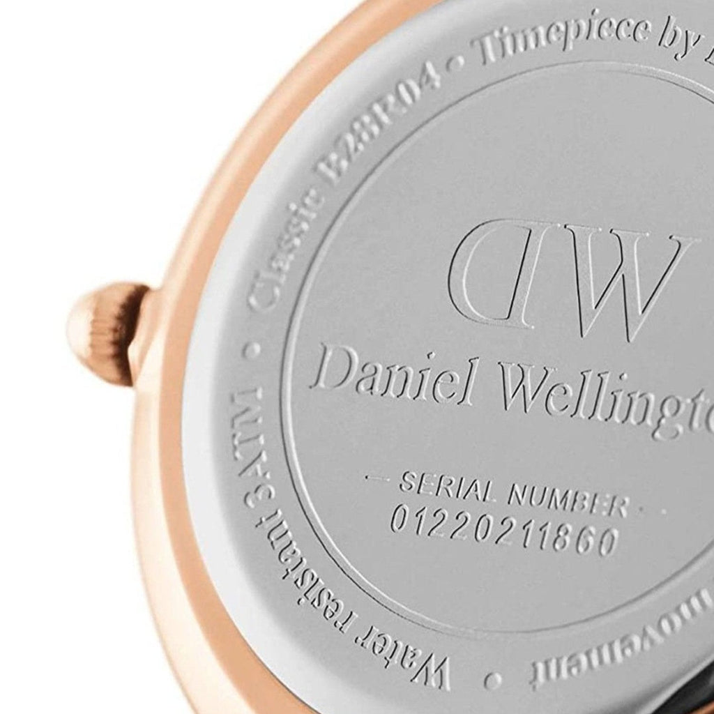 Daniel Wellington Petite Cornwall Black Dial Black Nylon Strap Watch for Women - DW00100247