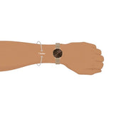 Daniel Wellington Petite Melrose Brown Dial Rose Gold Mesh Strap Watch For Women - DW00100477