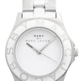 Marc Jacobs Blade White Dial Silver Steel Strap Watch for Women - MBM3048