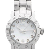 Marc Jacobs Amy Dinky White Dial Silver Steel Strap Watch for Women - MBM3225