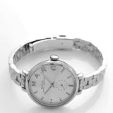 Marc Jacobs Sally Silver Dial Silver Steel Strap Watch for Women - MBM3362