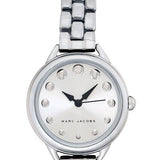 Marc Jacobs Betty White Dial Silver Steel Strap Watch for Women - MJ3497