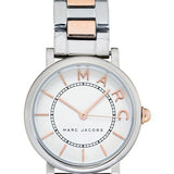 Marc Jacobs Roxy Silver Dial Two Tone Steel Strap Watch for Women - MJ3551