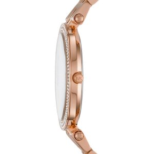 Michael Kors Darci Blue Dial Rose Gold Steel Strap Watch for Women - MK3728