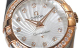 Omega Constellation Diamonds Mother of Pearl Dial Two Tone Steel Strap Watch for Women - 123.25.27.60.55.006