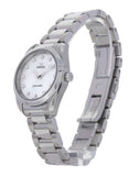 Omega Seamaster Aqua Terra Quartz Diamonds Mother of Pearl Dial Silver Steel Strap Watch for Women - 220.10.28.60.55.001