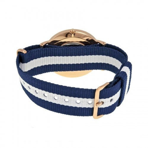 Daniel Wellington Classic Glasgow White Dial Two Tone NATO Strap Watch For Women - DW00100031